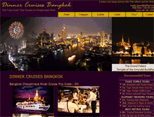 Tablet Screenshot of dinnercruisesbangkok.com